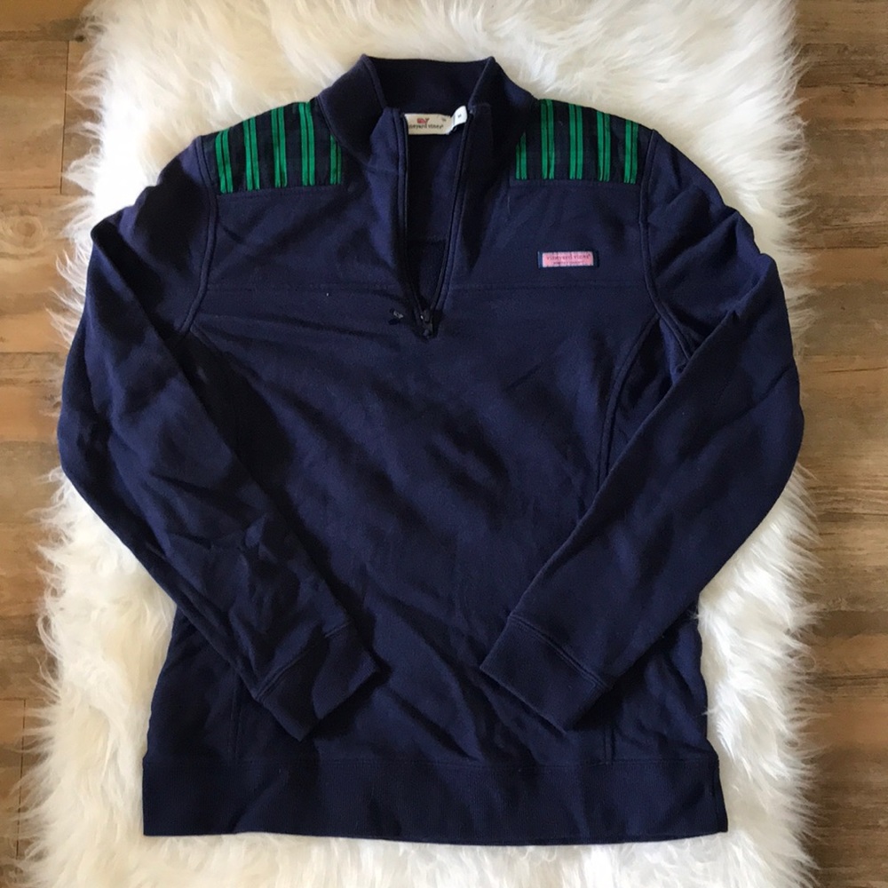 Vineyard Vines Shep Shirt with plaid accents